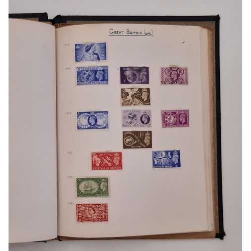 153 - Fern album containing GB and some commonwealth stamps