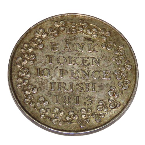 288 - Ireland. George III, 1820-30. Irish Ten Pence Bank Token, 1813. (1 coin).