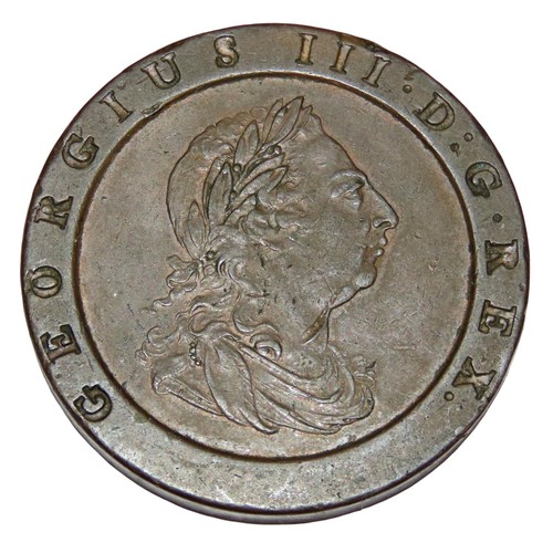 210 - George III, 1760-1820. Twopence, 1797. ‘Cartwheel’ type, Soho Mint. (1 coin).