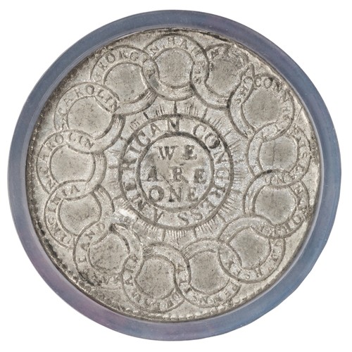 271 - United States Of America. Continental Dollar, 1776. CONTINENTAL CURRENCY, EG FECIT. Struck In Pewter... 