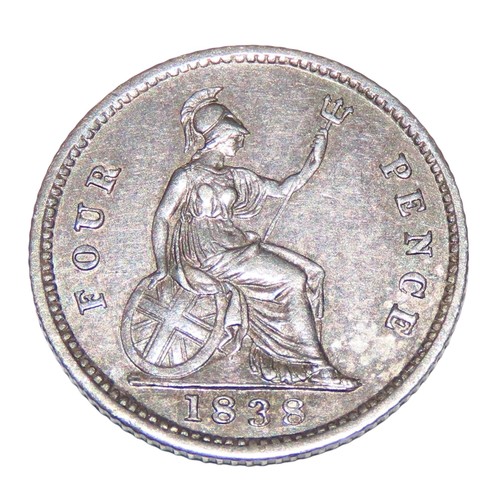 245 - Victoria, 1837-1901. Groat, 1838. (1 coin).