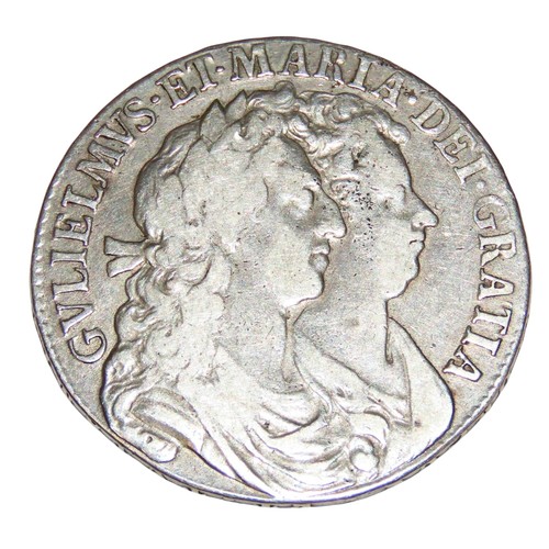 192 - William and Mary, 1689-94. Halfcrown, 1689. First shield. (1 coin).