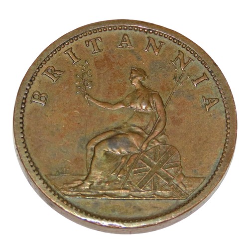 212 - George III, 1760-1820. Bronzed Pattern Halfpenny, 1806. Plain edge. Soho Mint. (1 coin).