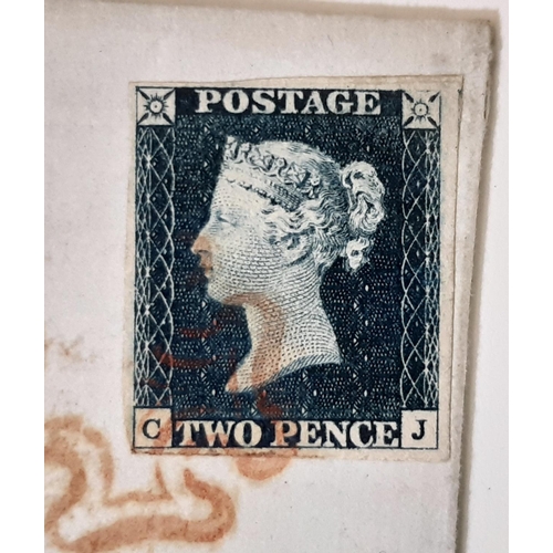 149 - Postal History 26 Queen Victoria entries.  Comprising 9 with 1d Penny Blacks, four of which are 4 ma... 