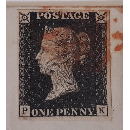 149 - Postal History 26 Queen Victoria entries.  Comprising 9 with 1d Penny Blacks, four of which are 4 ma... 