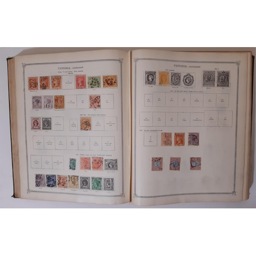 168 - An album of Shakespeare stamps, 2 x Ideal stamp albums containing worldwide issues from Queen Victor... 