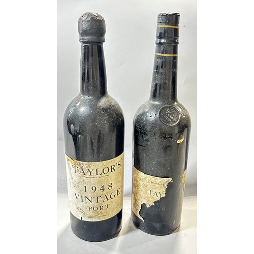 697 - A bottle of 1948 Taylor’s Vintage Port, together with a another Taylor’s Vintage Port, date unknown ... 