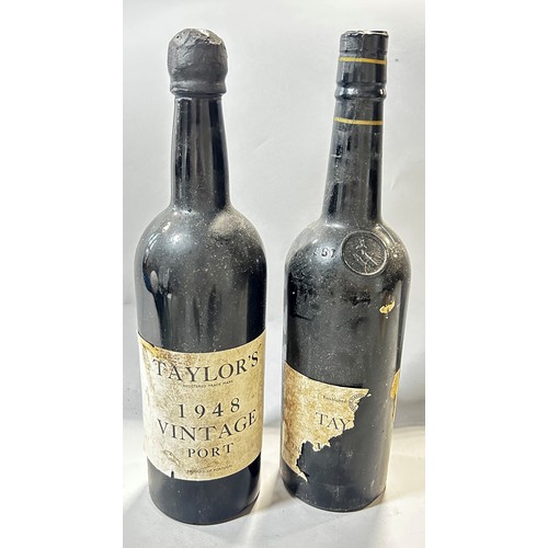 697 - A bottle of 1948 Taylor’s Vintage Port, together with a another Taylor’s Vintage Port, date unknown ... 