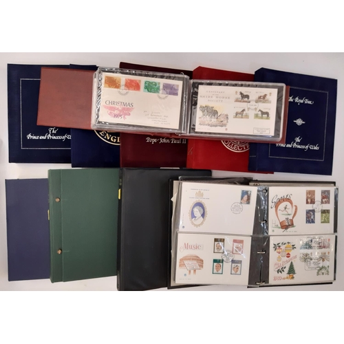 165 - 10 Albums containing first day covers, The Military Collection, definitive issues early 1980s period... 