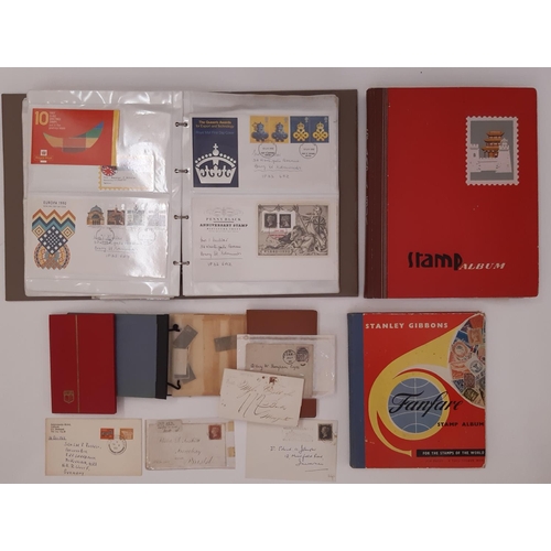 171 - A stock book containing a George V, George VI and Queen Elizabeth, quantity of First Day Covers 1980... 