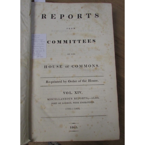 851 - Reports (volume 14) from Committees of the House of Commons (1793-1802) with particular reference to... 