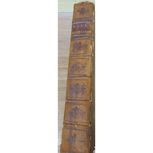 852 - A Complete Body of Husbandry compiled from the original papers of the late Thomas Hale (1756) 42 x 2... 