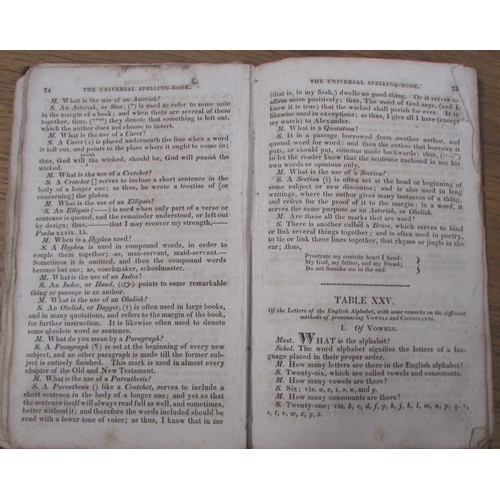 854 - A rare 18th century spelling book: The Universal Spelling-Book or a New and Easy Guide to the Englis... 