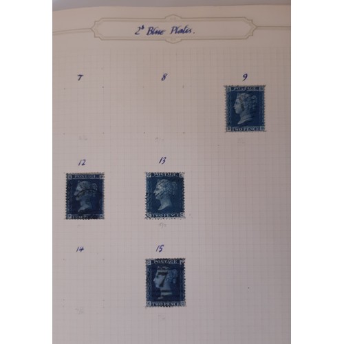 176 - A collection of stamps including 2d blues, 1d reds, further Edward VII, George V George VI and other... 