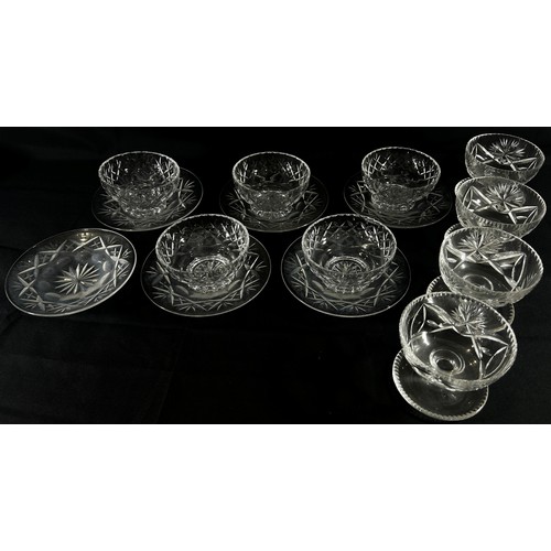 171 - An extensive collection of glassware, including six Stuart wine glasses, decanters, further sets of ... 