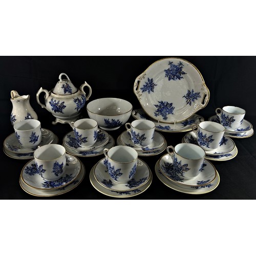 57 - A mixed collection of 19th century and later ceramics including blue and white tea wares, decorative... 