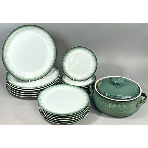 121 - A large quantity of Denby ‘Regency Green’ tea and dinner wares (53 pieces).