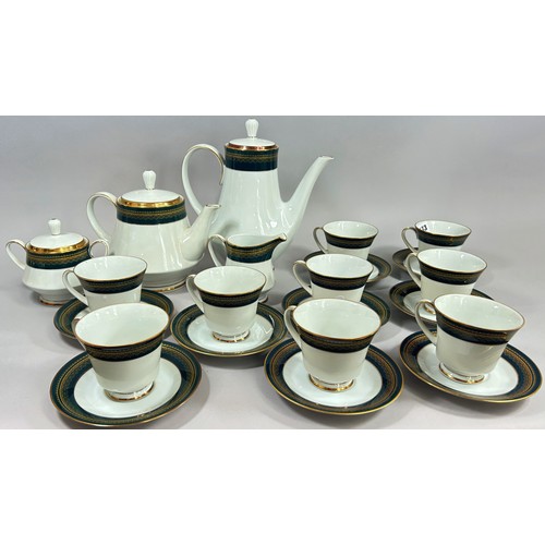 133 - A Noritake eight piece porcelain tea set.