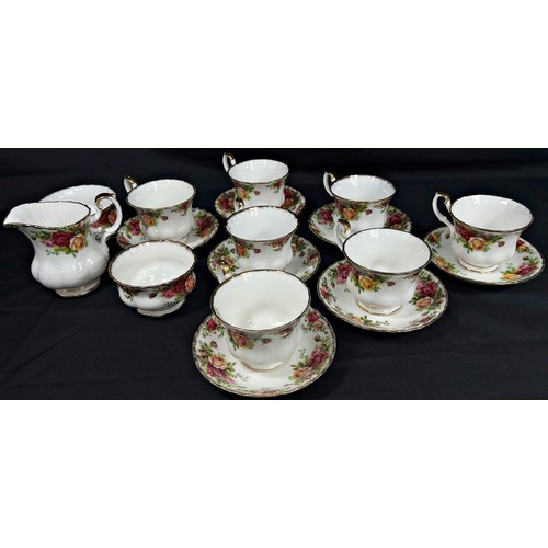 108 - A quantity of Royal Albert ‘Old Country Roses’ and other similar porcelain tea wares.