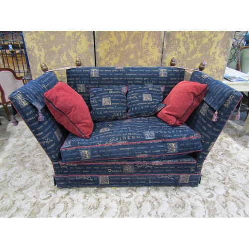 1256 - A contemporary knoll two seat sofa