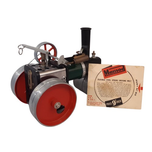 632 - Mamod Steam Roller SR1A with box. No burner, scuttle or steering rod