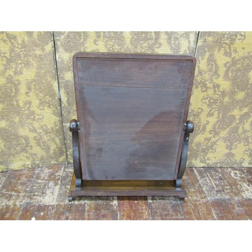 1397 - A Victorian toilet mirror on platform base