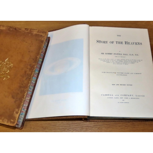 558 - Sir Robert Ball's The Story of the Sun (1897) and The Story of the Heavens (1901) both published by ... 