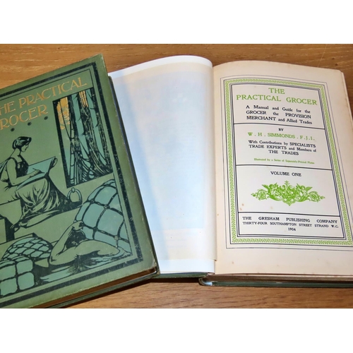 561 - The Practical Grocer (1904) a boxed four volume set with illustrations