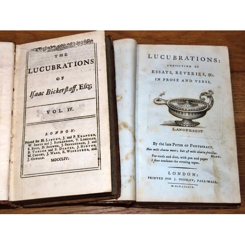 570 - Collection of 18th century The Spectator together with other contemporary social commentary (19) to ... 