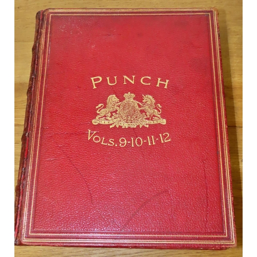 577 - Punch collection, 19th century compiled editions plus a complete set of 20 volumes of the 20th centu... 