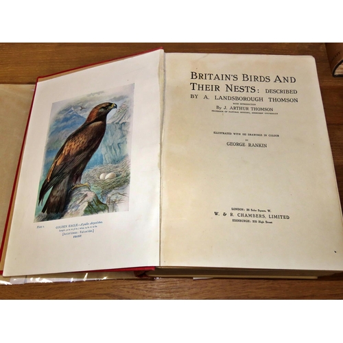 579 - A complete set of H F Witherby's The Handbook of British Birds (1943) (5 volumes) together with Geor... 