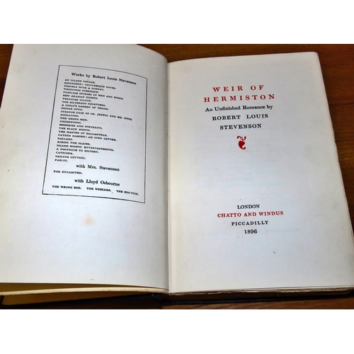 583 - A library of late 19th and early 20th century works by R L Stevenson and Rudyard Kipling (30+) inclu... 