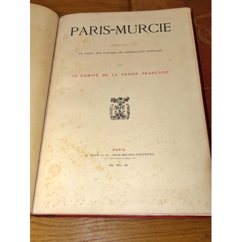 591 - Late 19th century French interest - Paris-Murcie (etchings and commentaries contributed by contempor... 