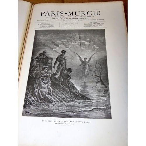 591 - Late 19th century French interest - Paris-Murcie (etchings and commentaries contributed by contempor... 