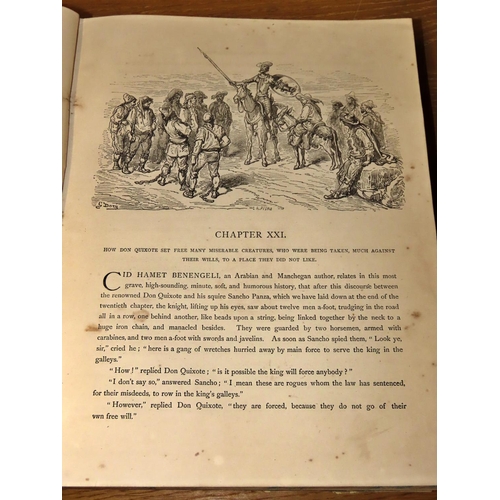 600 - A small mixed library - The History of Don Quixote, illustrated by Gustave Dore; Fleetwood's The Lif... 