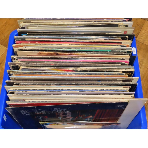 606 - Large album collection, mainly 70s and 80s, to include Bowie, UB40, Ultravox, Earth Wind and Fire, B... 