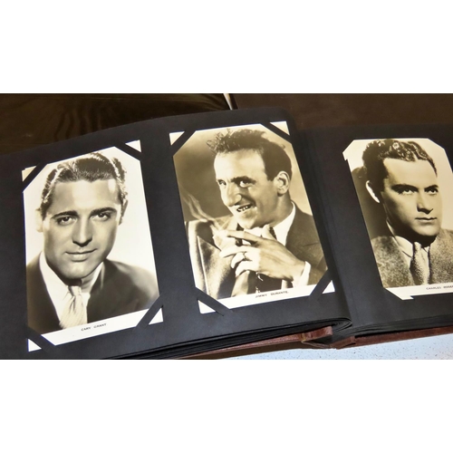 617 - Four albums of 20th century star of film and theatre in photographic form, some studio portfolio sho... 