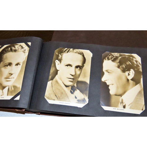 617 - Four albums of 20th century star of film and theatre in photographic form, some studio portfolio sho... 