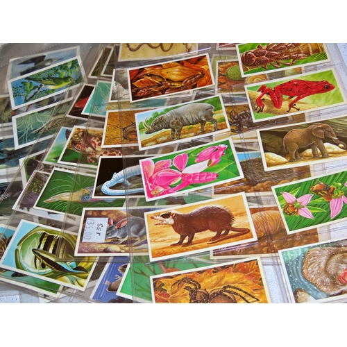 622 - An extensive collection of cigarette cards, in sleeves but not catalogued, from Cavanders, Wills, De... 