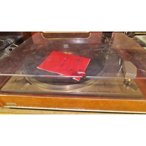 1114 - Goldring Lenco GL75 stereo transcription turntable