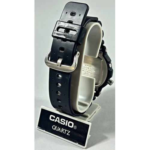 315 - Casio: A scarce vintage Tachy Meter 200m water resistant wristwatch, 43mm case, marked and numbered ... 