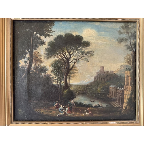 1709 - Emilia Acierno (Italian, 19th/20th Century) After Claude Lorrain (French, 1600-1682) - Study for 'Pa... 