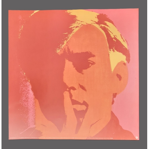 1725 - Andy Warhol poster: 'Self-Portait (1966)', The Andy Warhol Foundation for the Visual Arts, 1993, 66 ... 