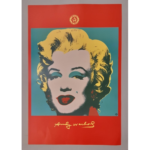 1729 - Andy Warhol poster: 'Marilyn (1967)', The Andy Warhol Foundation for the Visual Arts, 1996, 60 x 90 ... 