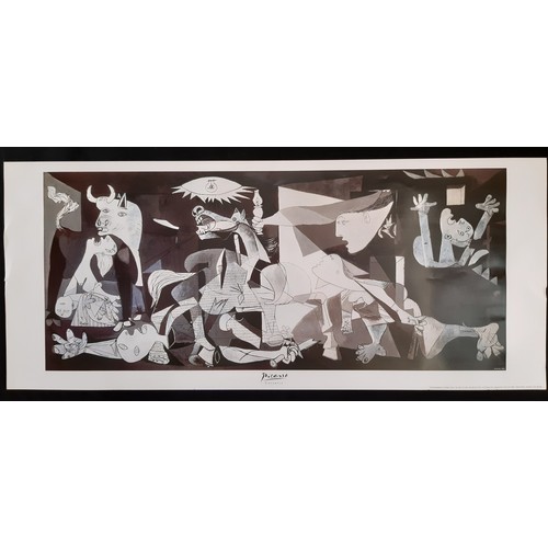 1733 - Two posters: Pablo Picasso - 'Guernica', Impronteedizioni, 124 x 54.5 cm; Edvard Munch - 'The Scream... 