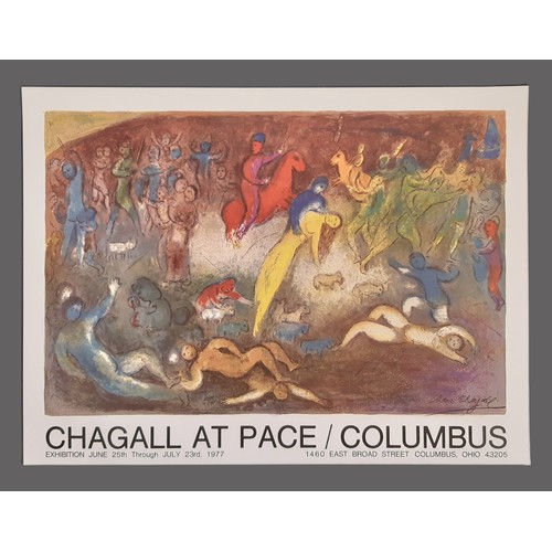 1740 - Four Marc Chagall posters: 'Die Zauberflöte, Mozart, Metropolitan Opera' Mourlot; Chagall at Pace/Co... 