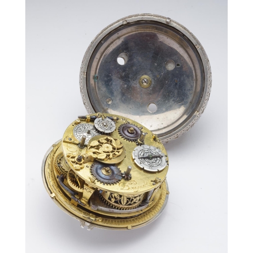 333 - David Bouquet, London
A rare silver clock-watch with alarm
Circa 1660-1665.
 
The 8cm diameter gilt-... 