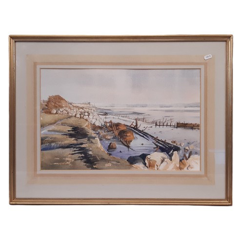 1753 - Harold Wilfred Sayer RWA, RE (1913-1993) - 'Tide Near Lydney', watercolour, signed below, with title... 