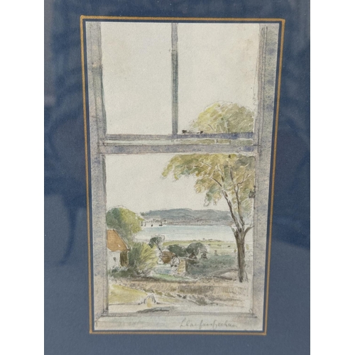 1813 - Two watercolours, to include: Attributed to John Collingwood/Callington Moore (1829-1880) - 'Llanfai... 