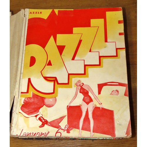 596A - Razzle magazine was published 1932 to 1957. These issues are in the original early 1930s 12